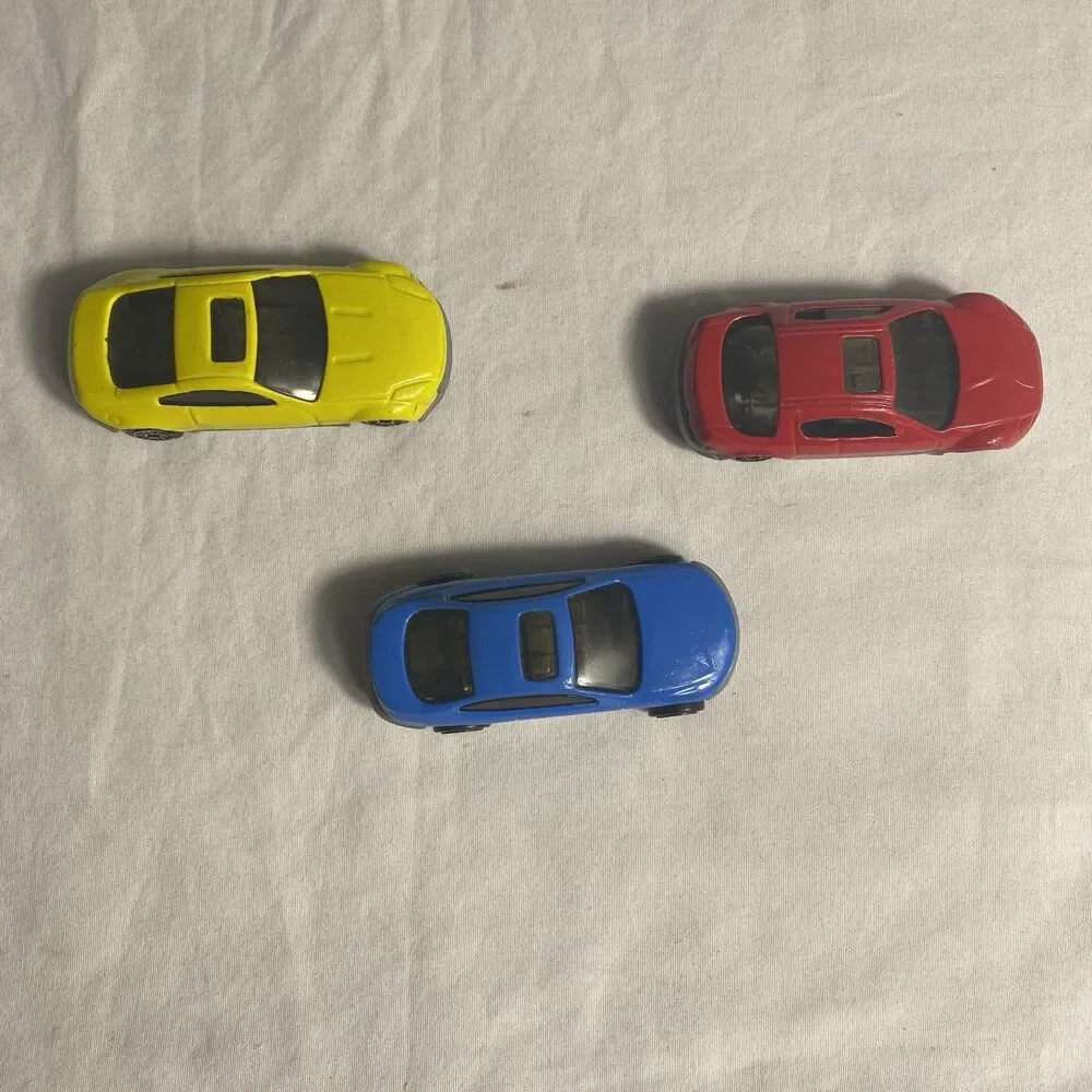 Set Of 3 Unbranded Diecast Cars Made In China
